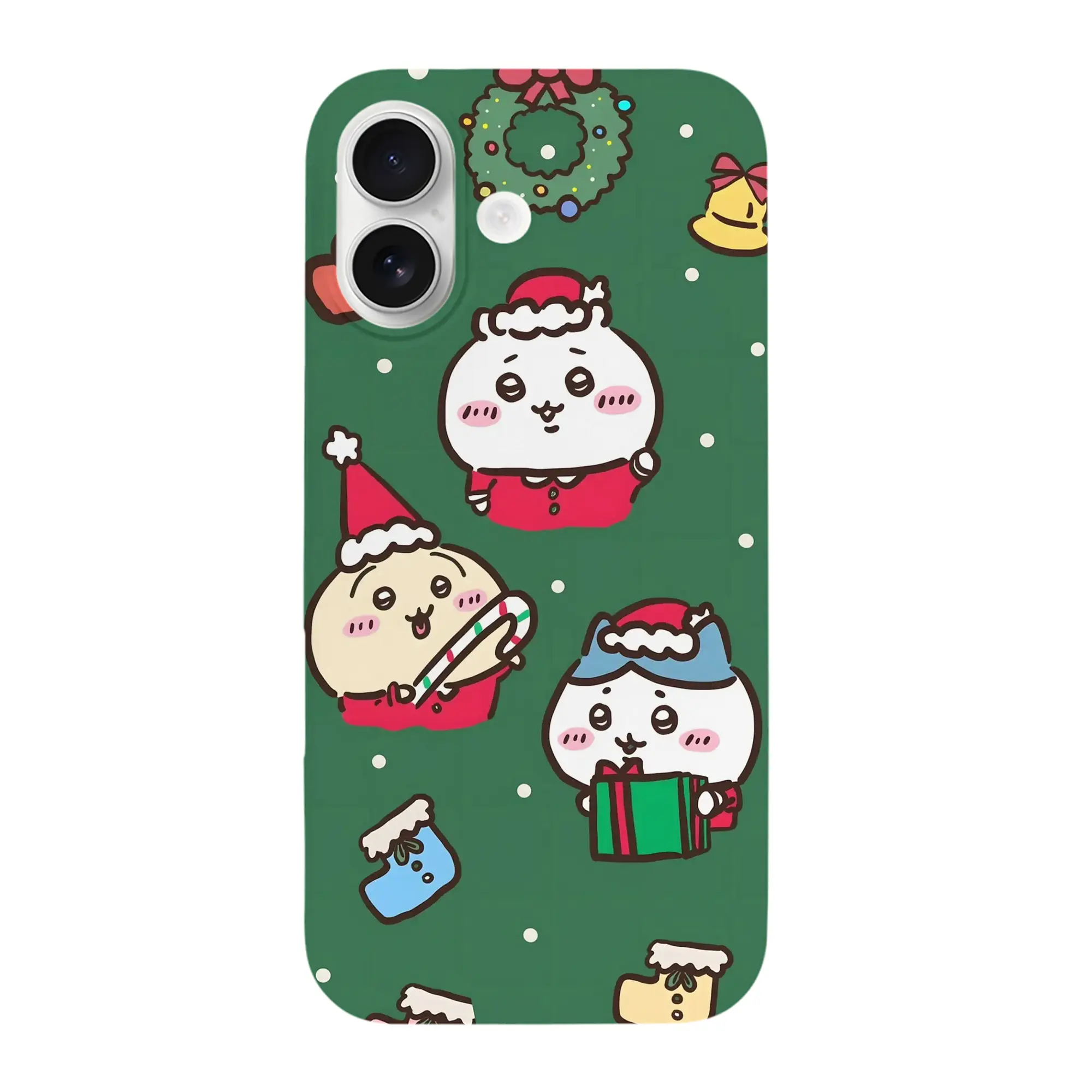 ちいかわクリスマス限定｜冬新作・SNSで話題 - iPhone 17 シリーズ シリコンケース 薄型 耐衝撃 指紋防止 ソフトタッチカバー 精密フィット 傷防止 保護ケース iPhone 17/17 Air/17 Pro/17 Pro Max 対応